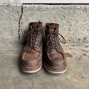 Red Wing Shoes Brown Leather Boots